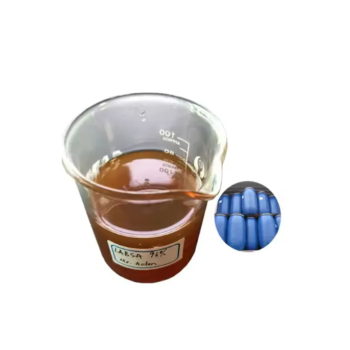 96% Labsa kemisk linjär alkylbensen sulfonsyra för tvättmedel CAS 27176-87-0