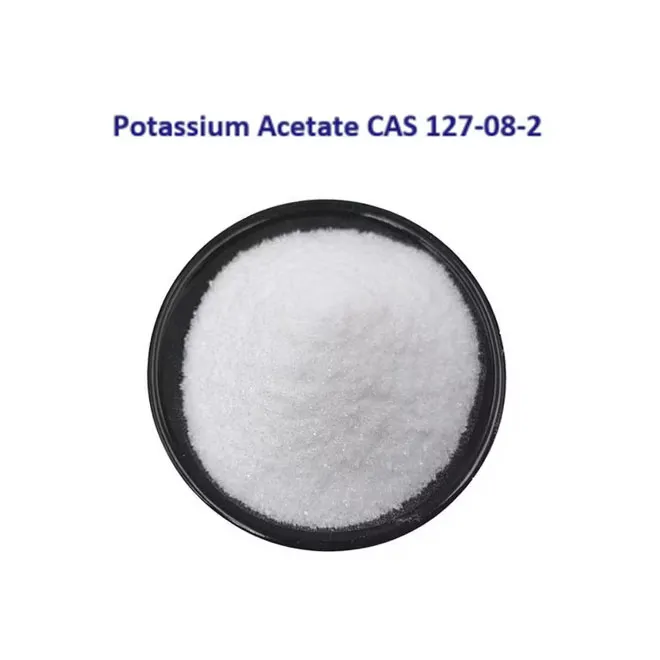 Livsmedelstillsats kaliumacetat vitt pulver cas 127-08-2