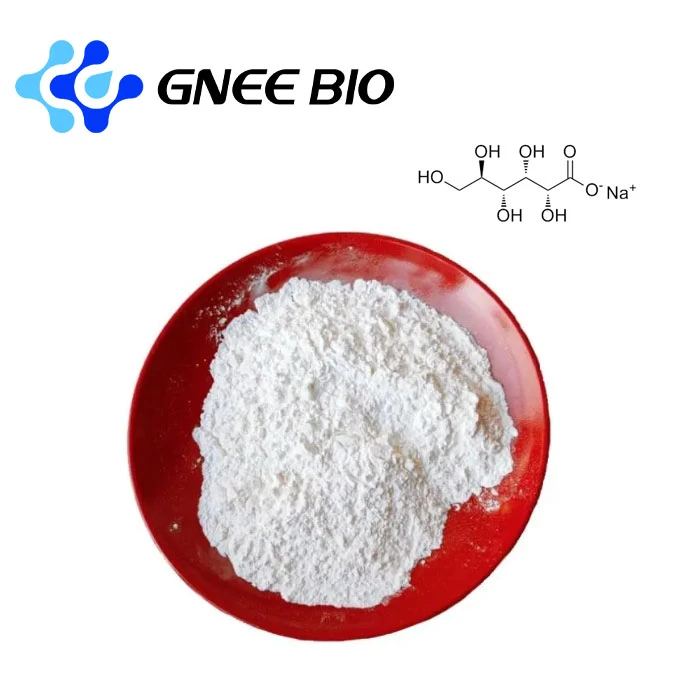 Industriell grad 99% natriumglukonat eller glukonsyratatriumsalt Cas 527-07-1